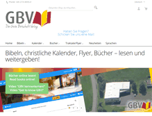 Tablet Screenshot of gbv-dillenburg.de